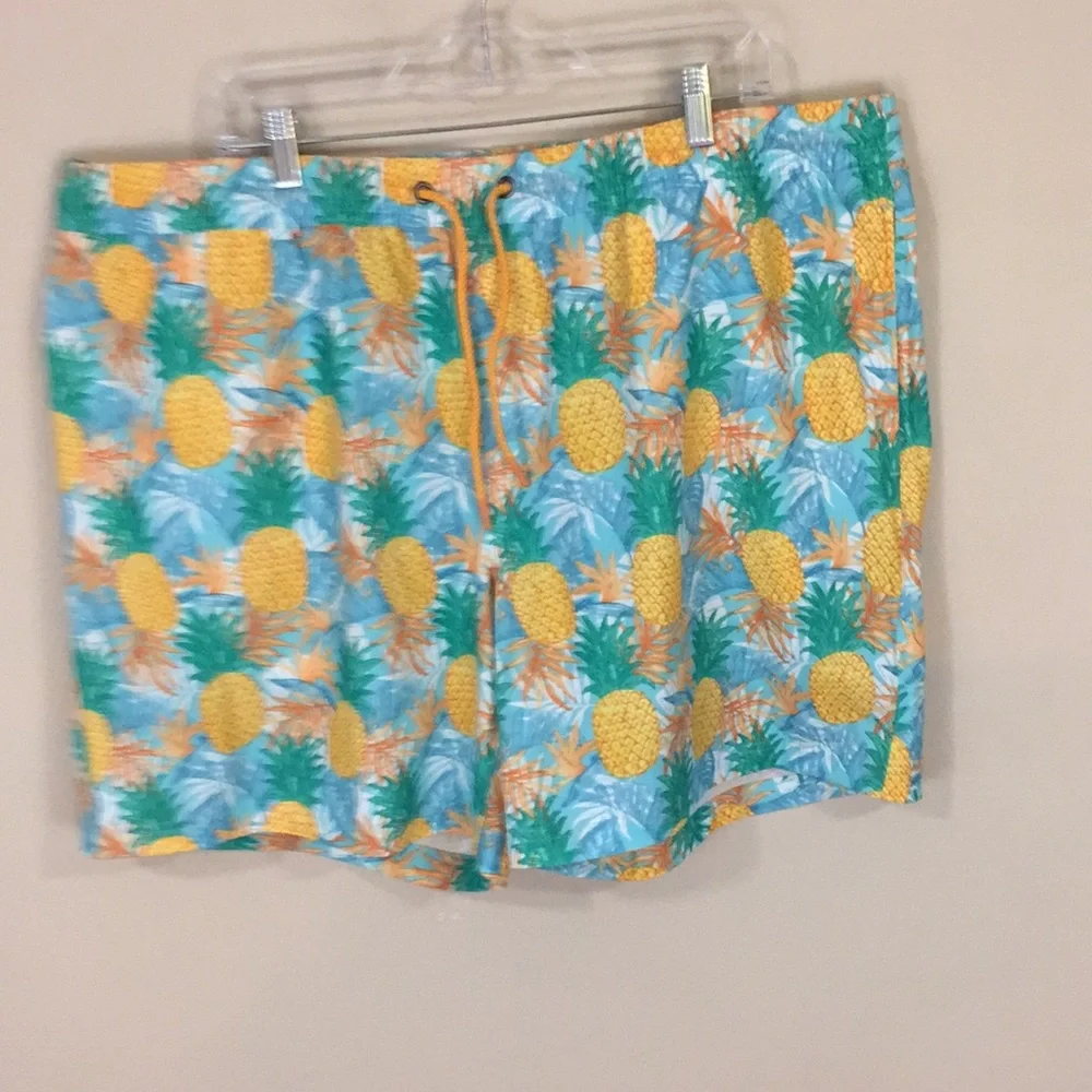 Member’s Mark Tropical Resort Swim Trunks UPF 50 Sun Protection Size XXL NWT